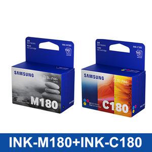 [삼성잉크] INK-M180+INK-C180 (검정+컬러) 정품잉크