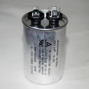 원형모터콘덴서/370V/400V 30uF/모터기동용/기기용콘덴서/에어컨/실외기/보일러/냉동기/런닝/대형선