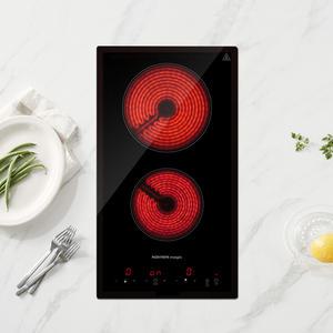 매립형 하이라이트 2구 빌트인 전기레인지 타공265X490