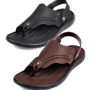 무다/ 남자 가죽샌들 남성쪼리 조리겸용샌들 여름케주얼화