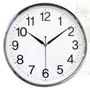 크롬스탠다드 31cm 무소음벽시계 / 인테리어벽시계