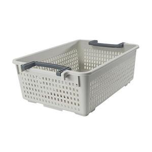 손잡이 적층형 바스켓 멀티 보관함 수납바구니 리빙박스 (대)