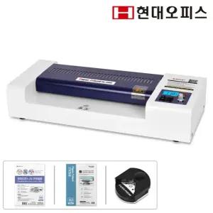 [현대오피스] A3 코팅기 PL-330D +A4코팅지+A3코팅지+코너라운더 안티잼기능 듀얼냉각팬 온도조절