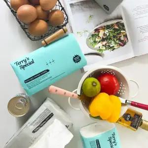 [테리파머] 뽑아쓰는 키친타올 100매X9팩X1박스 총900매 키친타월 화장지 휴지