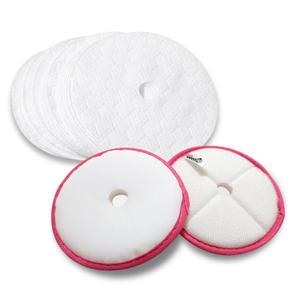 원형 물걸레 청소기 청소포 3겹 건식 미니타공 66매 + 벨크로패드 1세트 삼성제트 코드제로 에브리봇