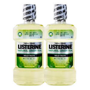 리스테린 그린티 마일드 750ml 2개