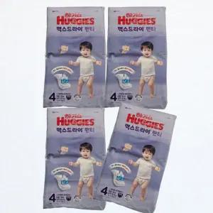 하기스 맥스드라이 팬티 4단계 52매 4팩 남아
