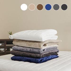 더코이즈 극세사 겨울 누빔 침대패드 퀸 (Q)