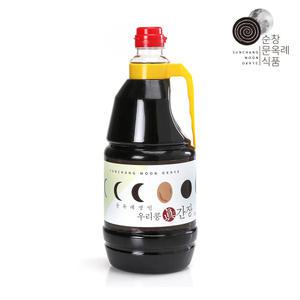 순창문옥례식품  우리콩 진간장 1.8L 재래식 100% 국산콩 볶음 조림 찜용
