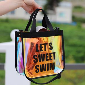 라운드 홀로그램 메쉬 가방 4color