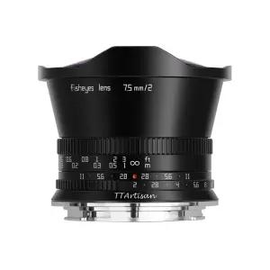 TTArtisan 7.5mm F2.0 캐논 R마운트 어안렌즈 블랙