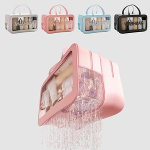 뷰레이터닷컴 트윈스 투명 방수백 수영장 물놀이 워터파크 목욕가방