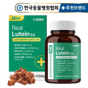 펫생각 강아지 눈 눈물 자국 루테인 영양제 66g 31정 눈 노화 예방 눈곱 눈 냄새 제거 관리