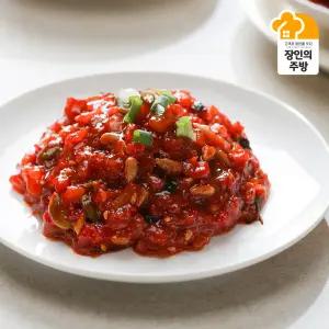 [품질보장][이광석장인]비빔오징어젓 1kg 밥도둑 참기름 반찬 젓갈 대용량 밥맛