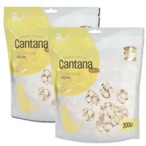 칸타나 동결건조 치킨큐브 300g x 2개