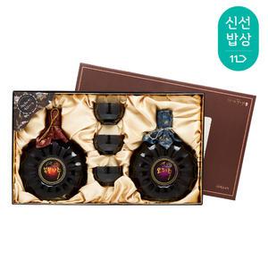 [품질보장]백운주가 백운명주 2호세트_복분자주500ml*1병+오디주500ml*1병