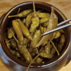 해품 반찬단지 산고추 4kg x 4개(1박스) 대용량 고추초절임