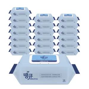 깨끗한 숨 땡큐 물티슈 100매  x 10팩 20팩 아기물티슈
