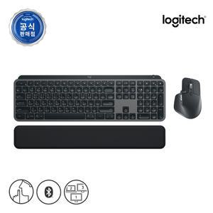 로지텍 코리아 MX KEYS S COMBO 무선 키보드 마우스 세트 [Keys S+Master3S+팜레스트]