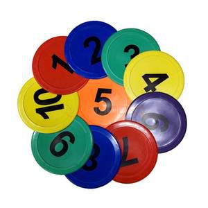 다우리 숫자원마커 PE소재 10개입 1세트