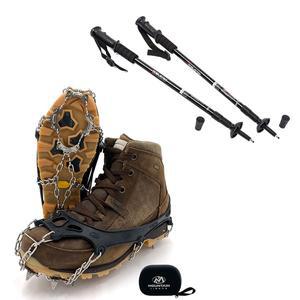 [마운틴이큅먼트]아이젠 스틱 세트 (MH-SI-188) / 등산 산행 스파이크 폴딩 스틱 지팡이