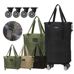 [3단 확장] 기내반입 캐리어 보스턴백 - 바퀴 탈부착 접이식 가방 - 해외 국내 여행 제주도 기내수화물 여행용캐리어