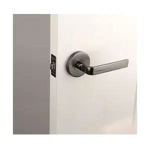 엔젤금속 SSL-2961 EB 버튼식 방문손잡이 화장실 욕실 ABS도어 도어핸들  문고리  스텐재질