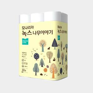 [모나리자] 녹스 나무이야기 데코 3겹 27M 30롤_SH