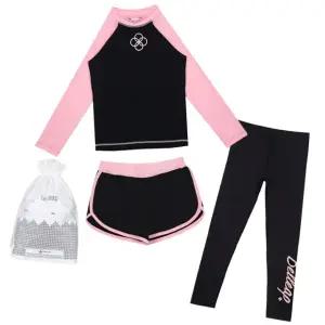 여아 래쉬가드세트 워터레깅스+반바지+워터레깅스 수영복세트 키즈 주니어 실내 상하의 초등 생존수영