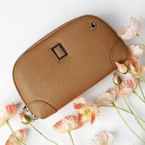 [셀러허브][라일리] Rly 터치감이 좋은 소가죽 여성 라운드 지퍼 핸드백 (S9923881)