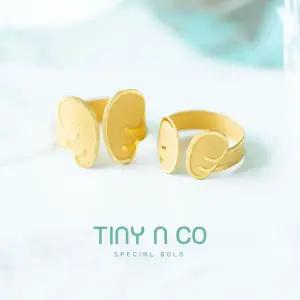 갤러리아 [타이니앤코] 순금 24K 천사 동글 날개 아기 돌반지 1g