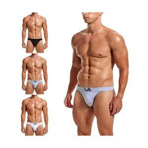 남자 섹시 뒤트임 스판 순면 끈 팬티 3종세트