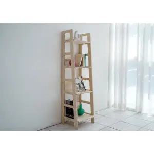 [텐바이텐]국내 생산 자작나무 원목 NEW 사다리 책장 (소)