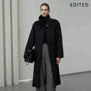 [파격 초특가] 에디티드 울 블렌딩 하이넥 롱 코트*
