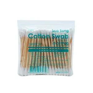 수성 포비스 면봉 100개입 고급 순면 천연솜 가정용 화장솜 귀이개