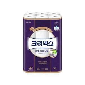크리넥스 데코앤소프트 30m 30롤 두루마리 3겹 1팩