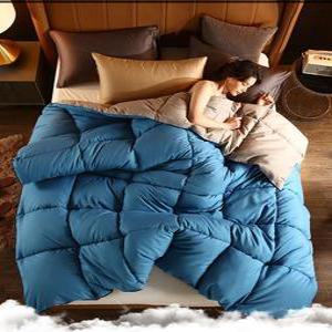 한겨울 무거운 이불 한파용 호텔침구 겨울용 화이트구스 거위털이불 따뜻한 두꺼 깃털 솜털