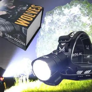 [셀러허브][프로셀러] 12000루멘 초강력 LED헤드랜턴 FISHERMAN 본품 (S19783549)