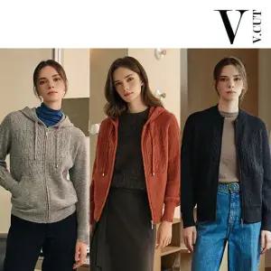 [런칭가79,900 4만원 ] 브이컷 집업 자켓 3종