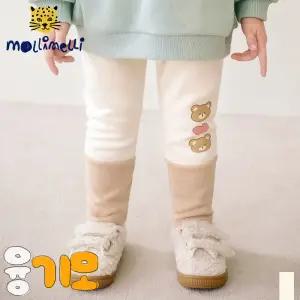 [몰리멜리] 동그리곰곰배색융기모레깅스