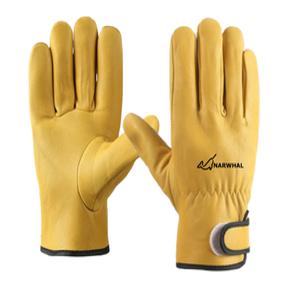 알곤 용접장갑 아크 티그 가죽 캠핑 바베큐 가시 안전 양피 작업장갑 - 나르웨일통상