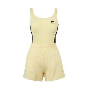 [레노마수영복](김해점)끈주머니증정여성 원피스수영복(인컵)+반바지 세트/LS2D871-YE