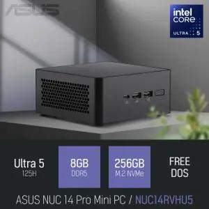 ⓒ ASUS NUC 14 Pro Mini PC NUC14RVH-U5 TALL 울트라5 125H 8GB 256GB / 인강 사무 비즈니스용 미니PC
