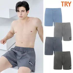TRY 남자 45수 시그니처 트렁크 4종세트