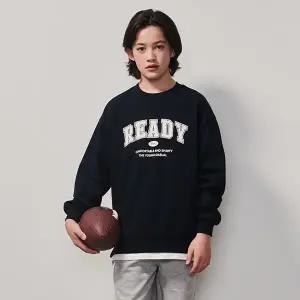 [에꼴리에] 남자 봄이월 크랙나염 레이어드 맨투맨티(25A0703)