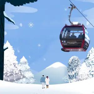 송도해상케이블카 왕복탑승권 (~2/28)