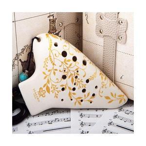 본솔리스트 나뭇잎 오카리나 트리플 화이트