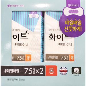 애니데이 팬티라이너 롱 산뜻 생리대 데일리 150매