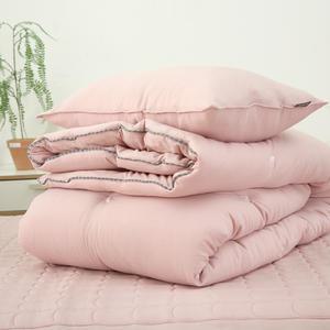 아이리스 자수 차렵이불 베개커버 세트 국산 SS Q 싱글 퀸 워싱 무지