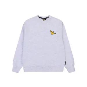 [마크곤잘레스키즈](하남점)엔젤 부클 맨투맨-화이트멜란지